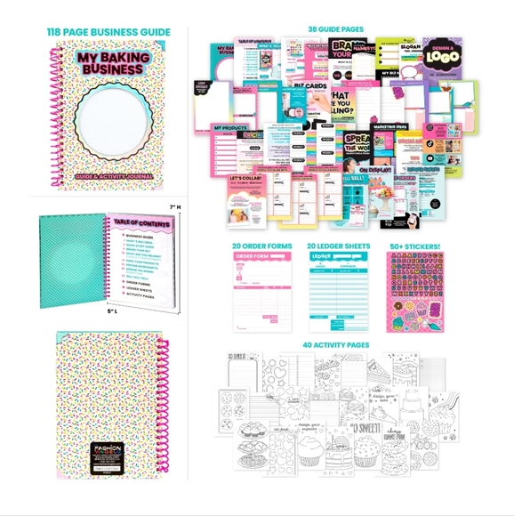 Fashion Angels It's My Biz Baking Business Kit, Creative and Educational, Multi - Picture 8 of 11